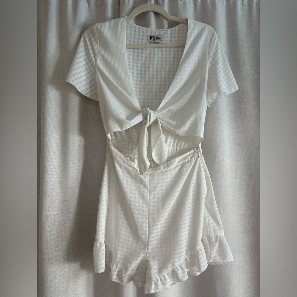 Show Me Your MuMu White Romper